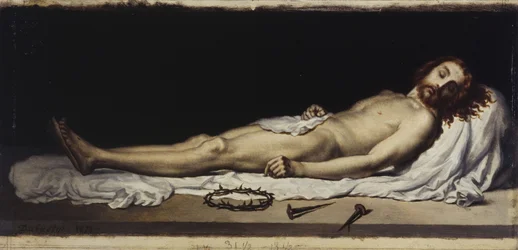 Skizze für die Kirche von Malakoff: Der tote Christus
