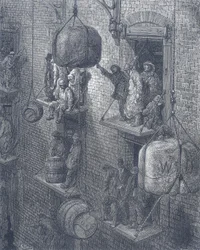 Lagerhaltung in der Stadt, 1872