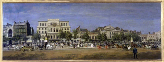Paris, der Boulevard du Temple