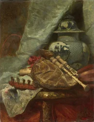 Stillleben mit Dudelsack