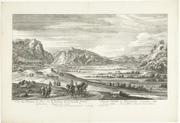 Ansicht der Burg Joux