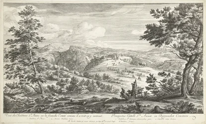 Ansicht des Schlosses Sainte Anne