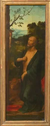 Heiliger Hieronymus Flügel eines Triptychons, 1530er Jahre