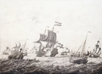 Kriegsschiffe zerreißen Fischernetze