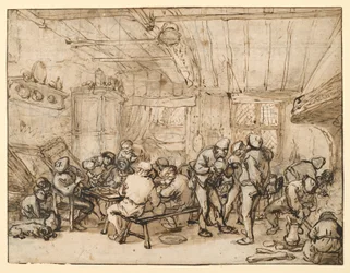 Bauern in der Wirtsstube