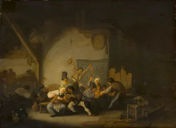 Bauern beim Feiern