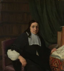 Porträt eines Sammlers, möglicherweise Constantijn Sennepart (1625-1703)
