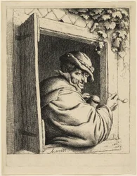 Der Raucher am Fenster