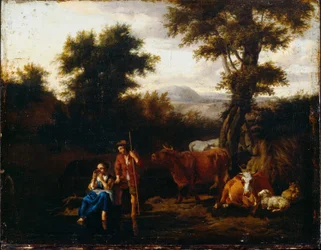Bauern und Vieh