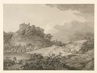 Blick auf Schloss Nossen in Sachsen