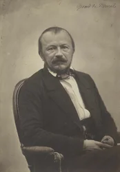 Porträt von Gérard de Nerval 1808-1855, 1854