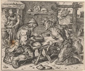 Fabel vom Bauern und dem Satyr