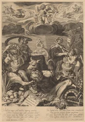 Allegorie der Hochzeit von Kaiser Ferdinand II. und Eleonore Gonzaga