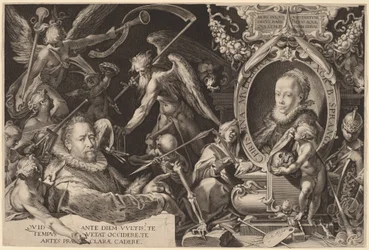 Bartholomaeus Spranger und seine verstorbene Frau Christina Muller
