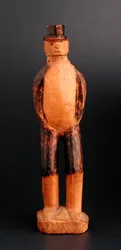 Stehende Figur eines europäischen Mannes, Südostafrika, spätes 19. Jahrhundert