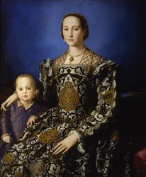 Porträt der Eleonora von Toledo mit ihrem Sohn Giovanni, ca. 1545