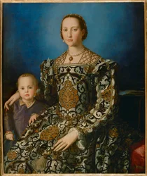 Eleonora von Toledo, Ehefrau von Cosimo I Medici und ihr Sohn Giovanni