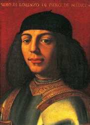 Porträt von Piero de Medici, auch bekannt als Piero der Unglückliche
