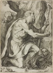 Der heilige Hieronymus in der Buße