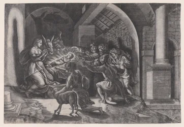 Die Geburt Christi, datiert 1531