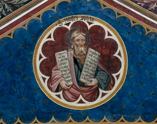 Moses (Detail der vierten Spannweite der Decke)