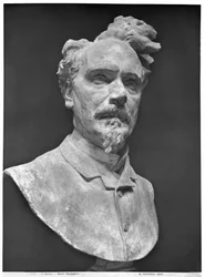 Büste von Henri Rochefort (1830-1913) (Gips)