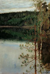 Blick auf einen See