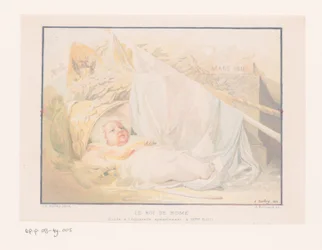 Baby mit königlichen Attributen