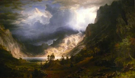 Ein Sturm in den Rocky Mountains, Mt. Rosalie