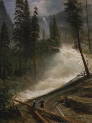 Nevada Falls, Yosemite, 1872 oder 1873