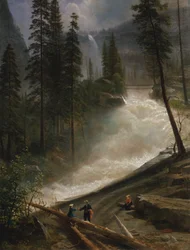 Nevada Falls, Yosemite, 1872 oder 1873
