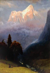 Sturm in den Alpen, ca. 1856