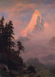 Sonnenaufgang am Matterhorn, nach 1875
