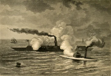 Angriff des Monitors auf die Merrimack, 1878