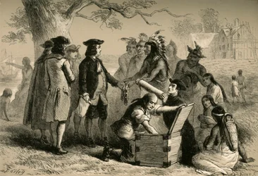 Penns Vertrag mit den Indianern, 1877