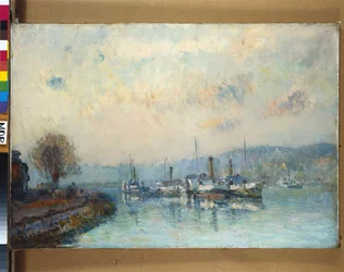 Vom Bootshaus, Stadtrand von Rouen