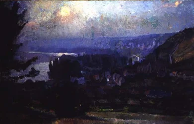 Blick auf Vétheuil