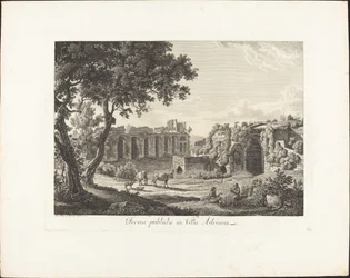 Öffentliche Thermen in der Villa Adriana