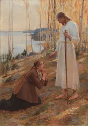 Christus und Maria Magdalena, eine finnische Legende