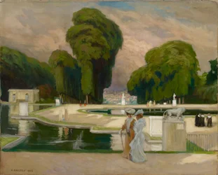 Aus dem Park von Saint-Cloud, Paris