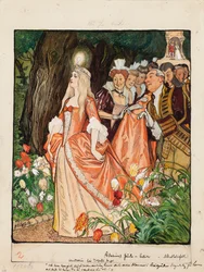 Illustration zu Adalminas Perle