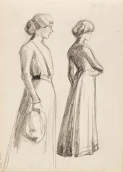 Zwei Frauenfiguren