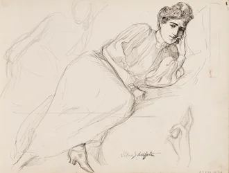 Ruhende Frau