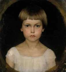 Porträt der Schwester des Künstlers, Berta Edelfelt