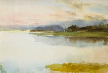 Meeresküste am Abend; Landschaft, Abend