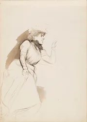 Sitzende Frau (Aino Ackté)