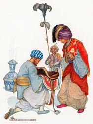 Sindbad stellte sie dem König vor