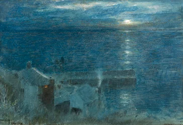 Mondaufgang in Clovelly