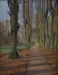 Eine Allee in Søndermarken. Frederiksberg