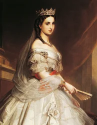 Porträt von Charlotte von Sachsen-Coburg-Gotha (Laeken)